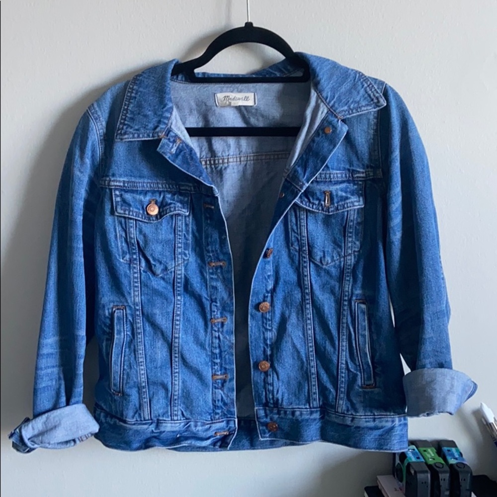 Madewell Women’s “The Jean Jacket” (Size L)